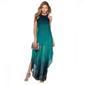 Beautiful emrald ombré dress